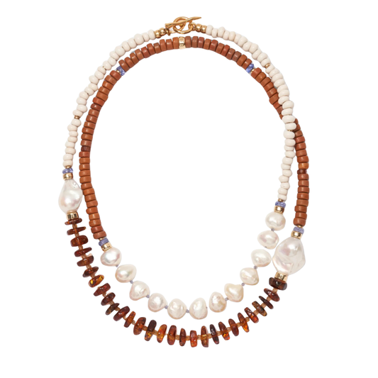 Cabana Necklace in Blood Orange