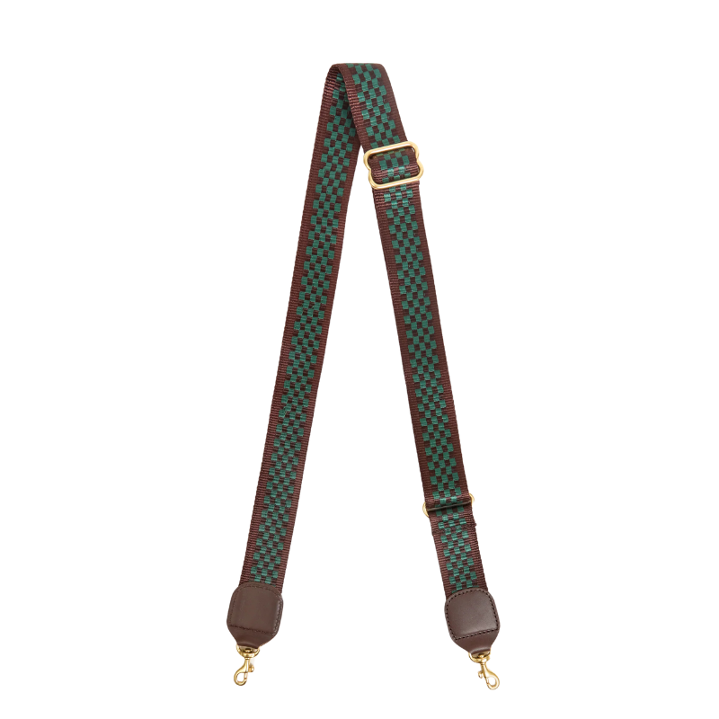 Checkered Crossbody Strap