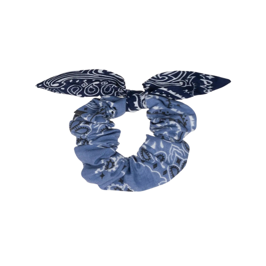 Chouchou Scrunchie, Chambray/Navy