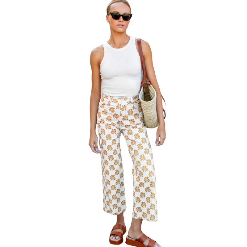 Daisy Check Pant