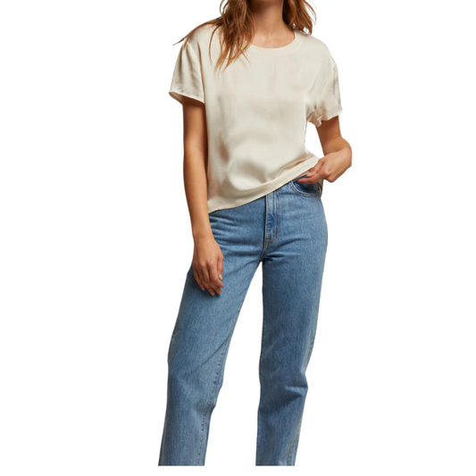 Delphine Satin Crew Sugar - BH&Co