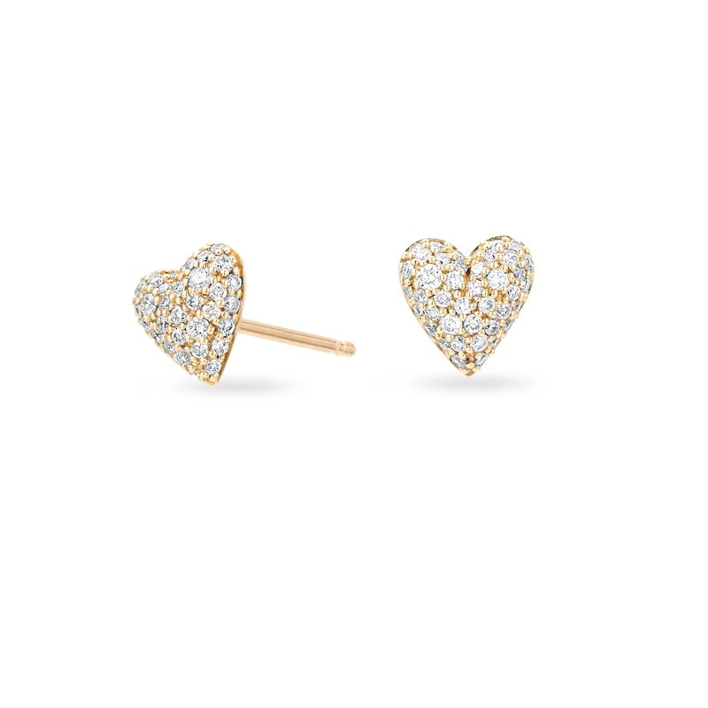 Diamond Puffy Heart Posts - Becket HItch