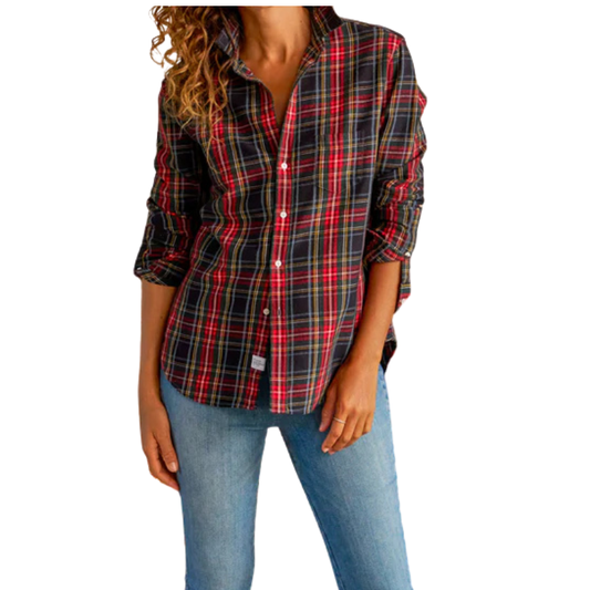 Elieen Shirt in Multi Plaid
