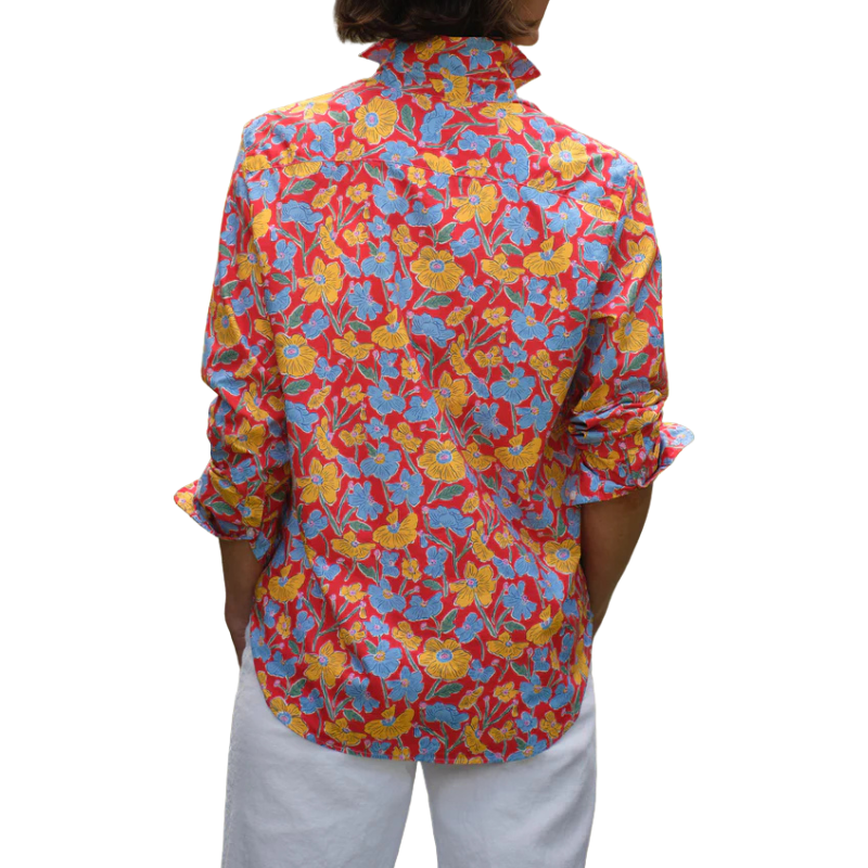 Eileen Red Flowers Back - BH&CO