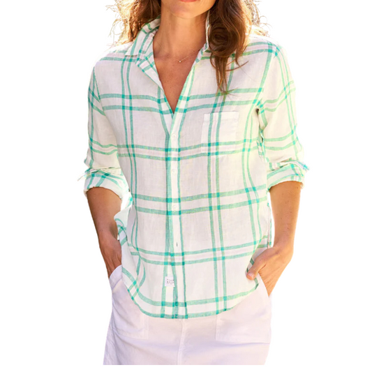 Eileen Shirt Green Pink Plaid - BH&Co
