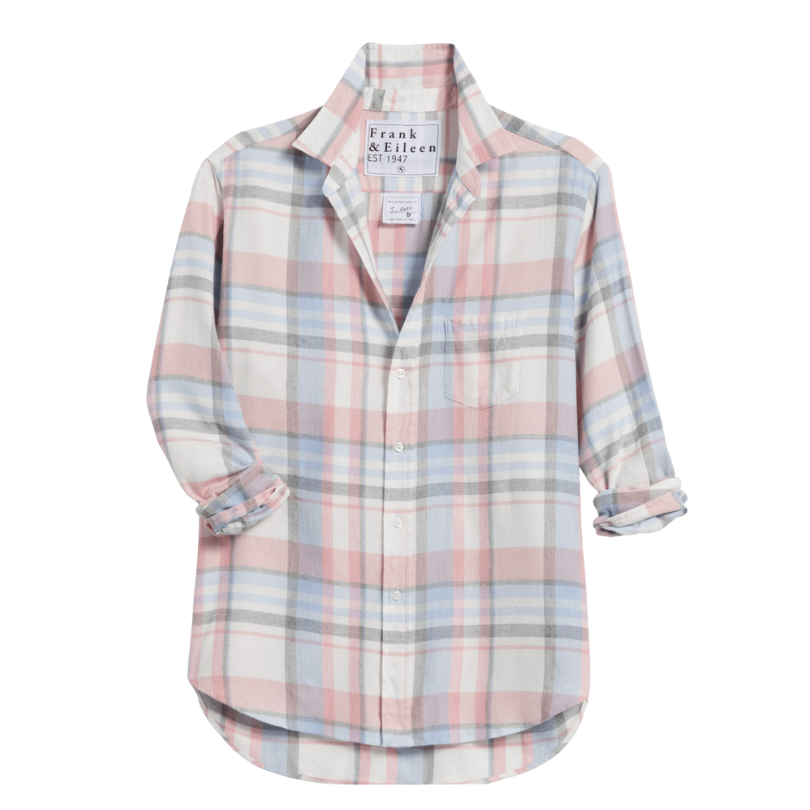 Eileen Shirt Pink and Grey Plaid - BH&Co