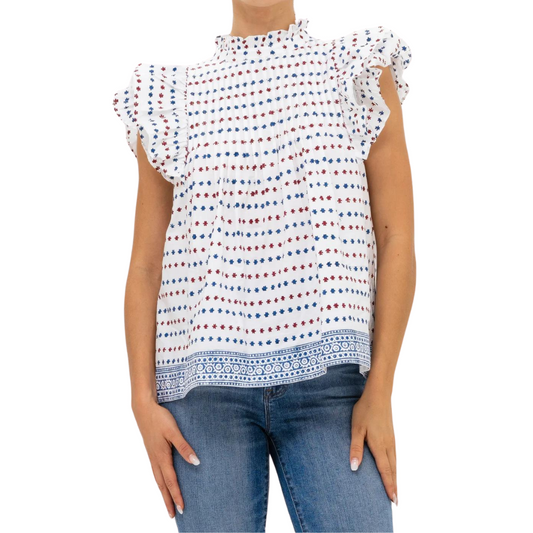 Ellis Ruffle Top - BH&Co