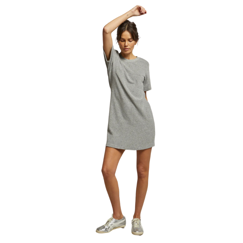 Emelia Dress in Heather Grey