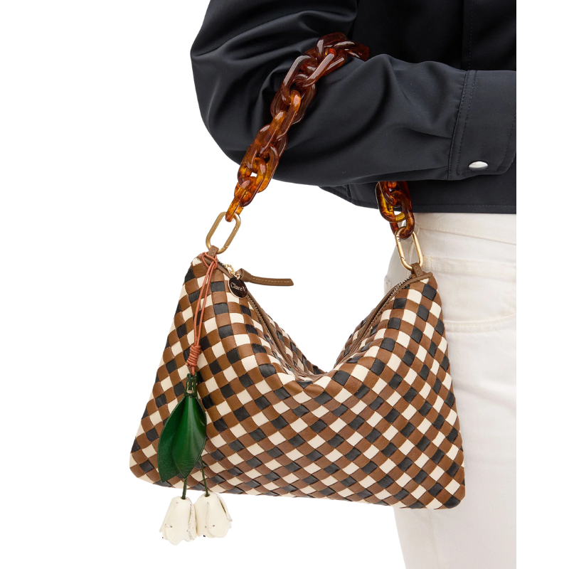 Flat Clutch in Oat Multi