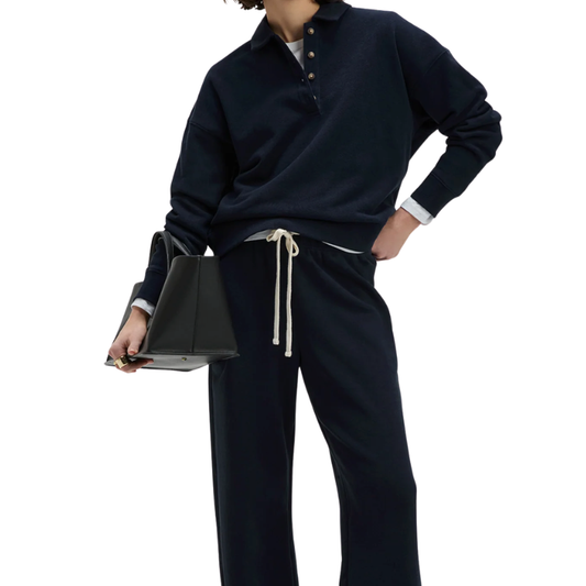 French Terry Polo Navy