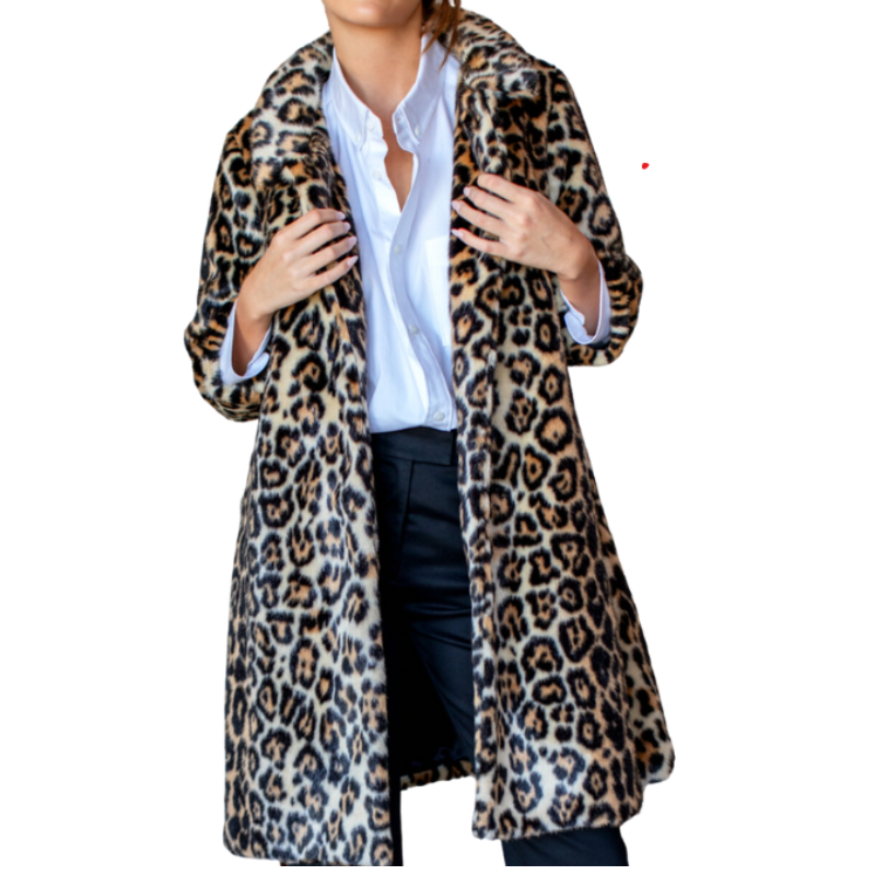 Fur Leopard Coat- BH&Co