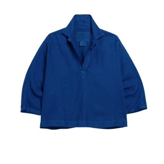 Blue jacket on a white background