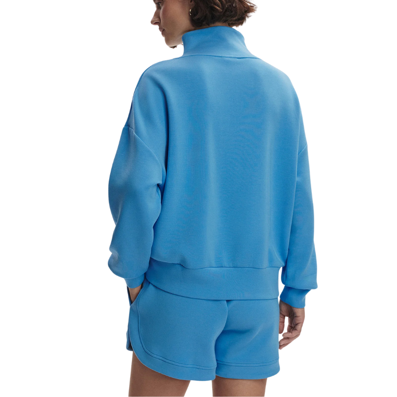 Hawley Half Zip Sweat Azure Blue  - BH&Co