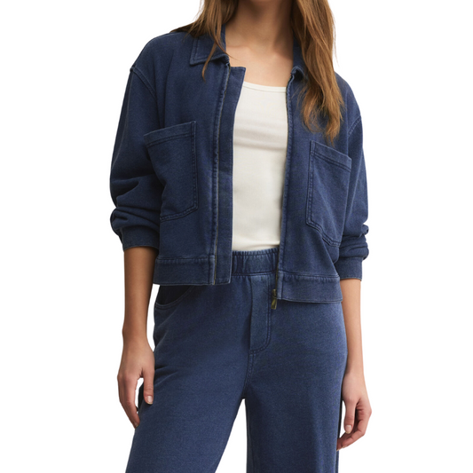 Heritage Knit Denim Jacket