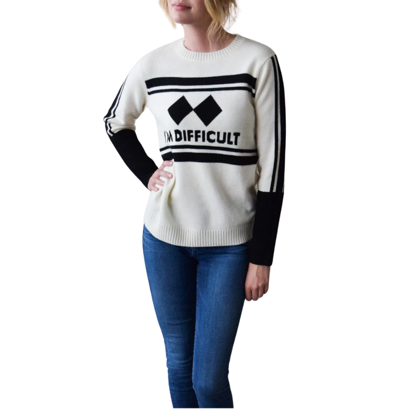 I'm Difficult Ski Sweater - BH&Co