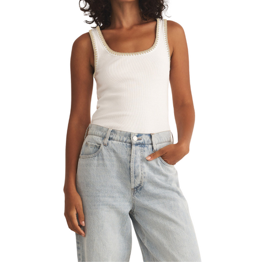 Jaidynn Tank White - BH&Co