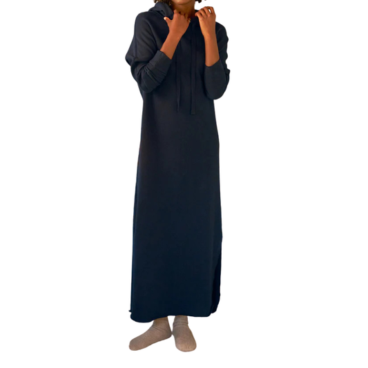 James Hooded Cape Dress