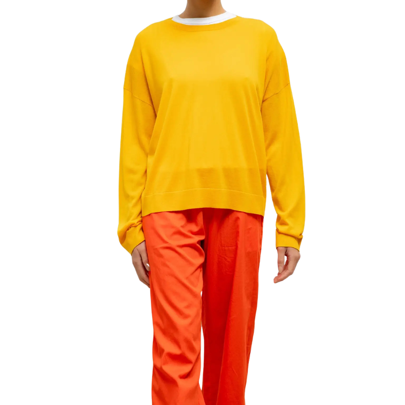 James Oversized Crew Marigold - BH&CO