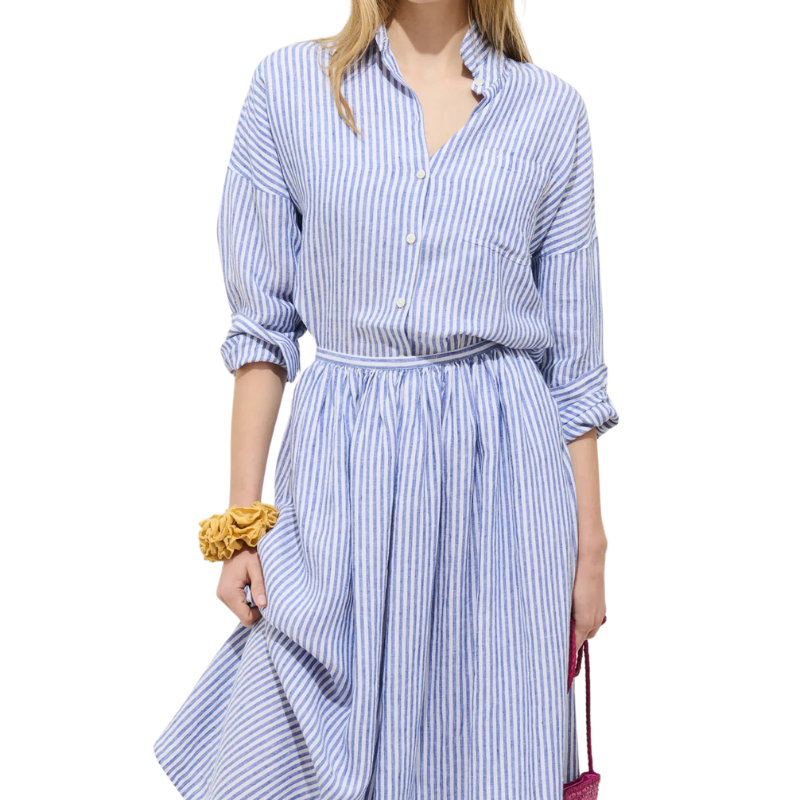 Jo Shirt in Ocean Stripe - BH&CO