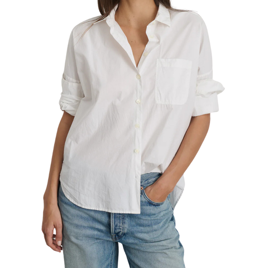Jo Shirt in White - BH&CO