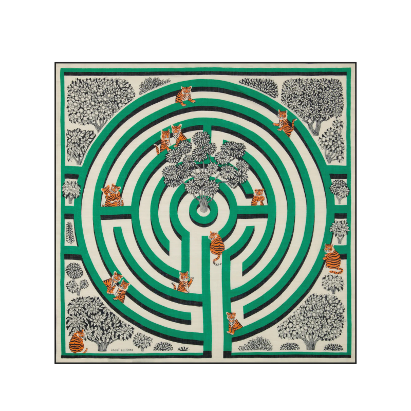 Labyrinthe Green Scarf - BH&CO