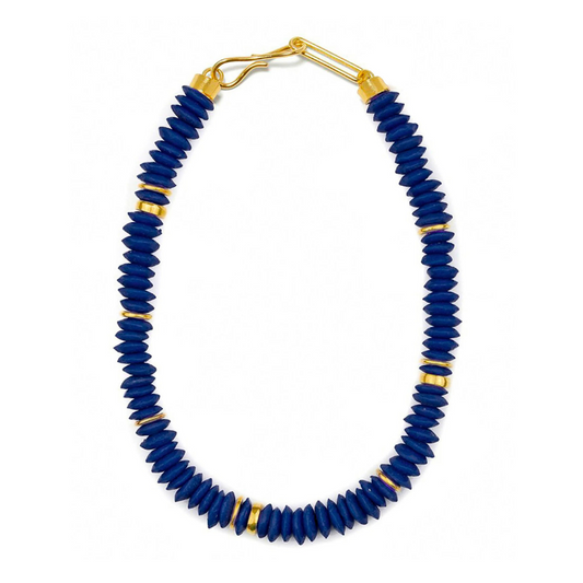 Laguna Necklace in Dark Electric Blue