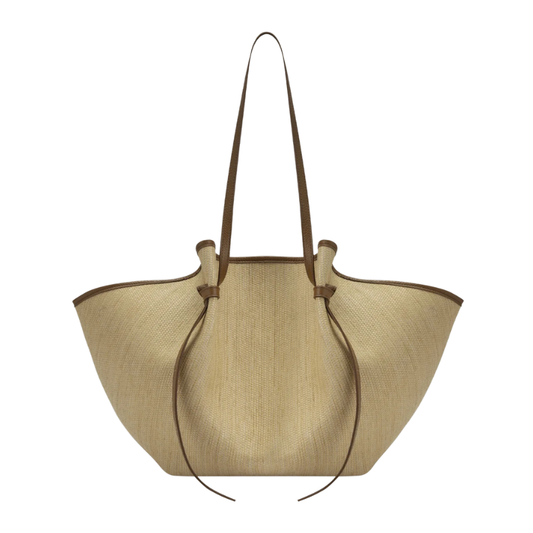 Large Mochi Woven Raffia, Biscuit