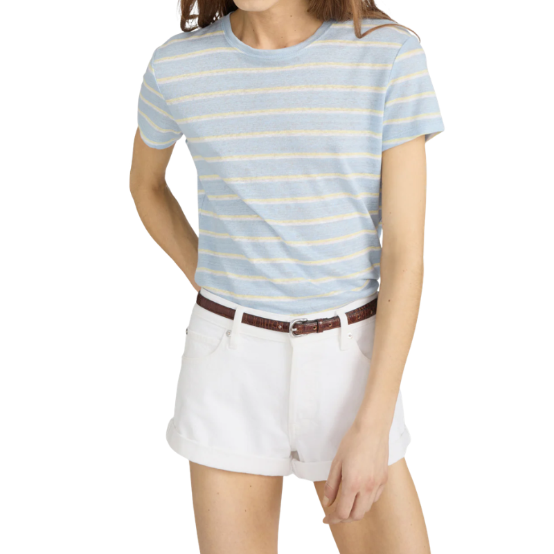 Linen Baby Tee Chambray - BH&CO