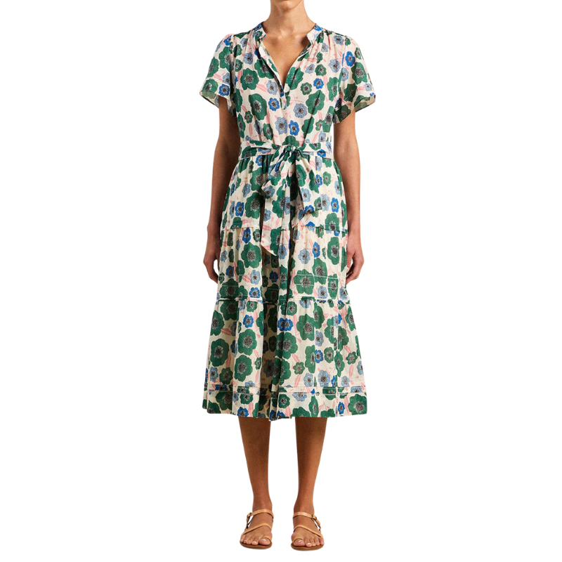 Luana Dress Greenhouse Bloom