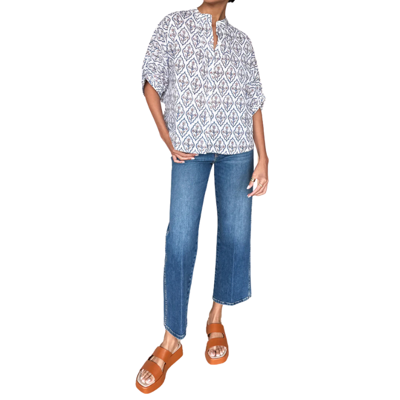 Mandarin Collar Top - BH&CO