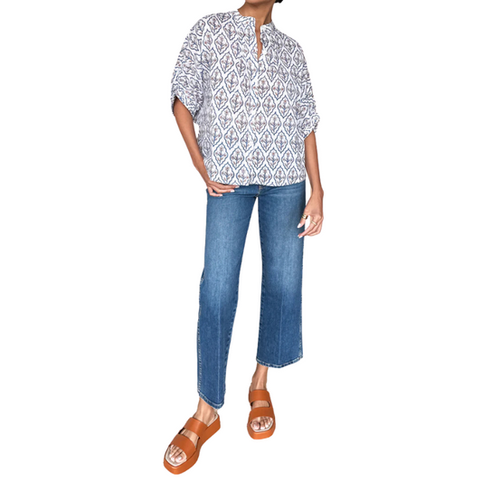 Mandarin Collar Top - BH&CO