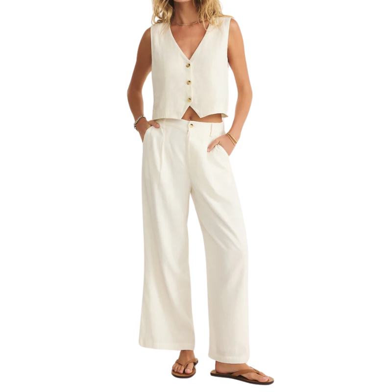 Marta Linen Vest - BH&Co