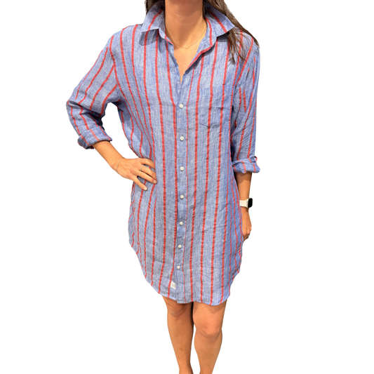 Mary Shirtdress Textured Stripe - BH&CO