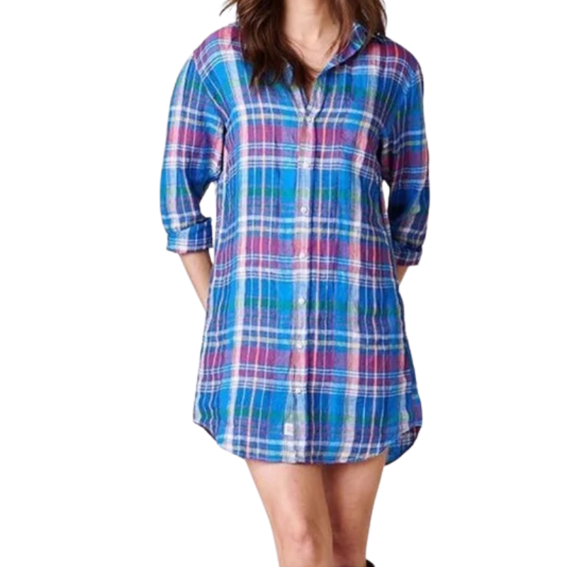 Mary Turquoise Plaid - Bh&CO