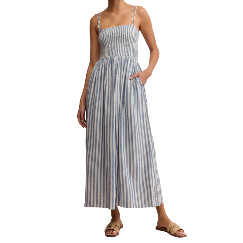 Nadine Striped Midi Dress - BH&CO