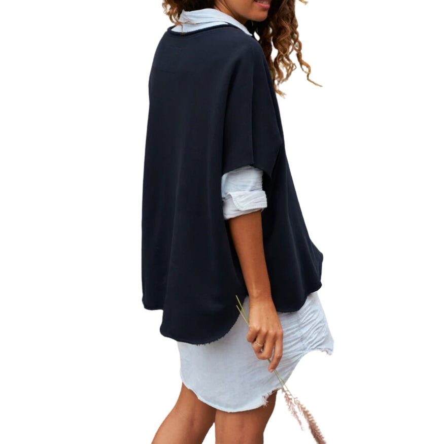 Olive Capelet Navy - BH&Co