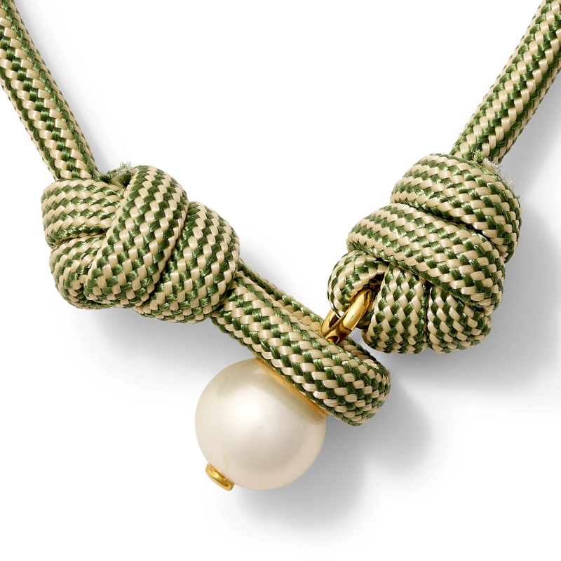 Paracord and Pearl Bracelet, Ivy League - BH&CO