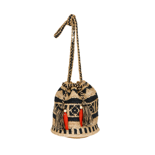Pari Raffia Pouch - BH&Co