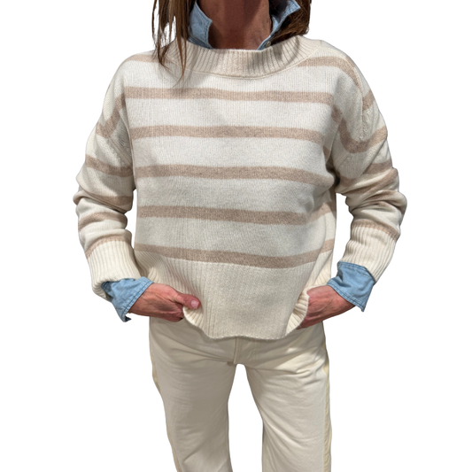 Perfect Day Striped Crew - BH&CO