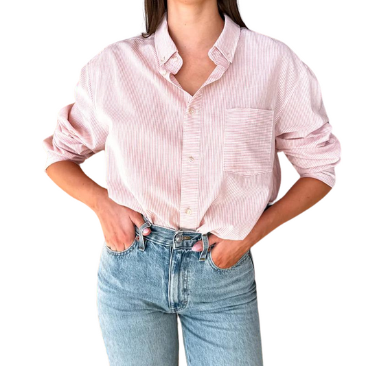 Ryan Shirt Rose Stripe - BH&Co
