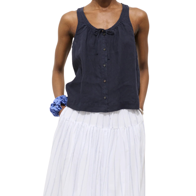 Sidney Top Dark Navy -BH&CO