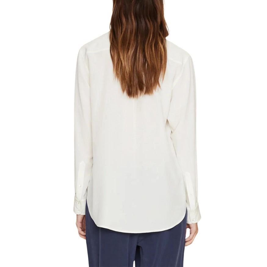 Silk Beau Shirt White Agate - BH&Co