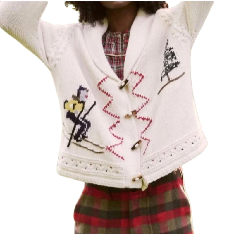 Ski Lodge Cardigan Size XS