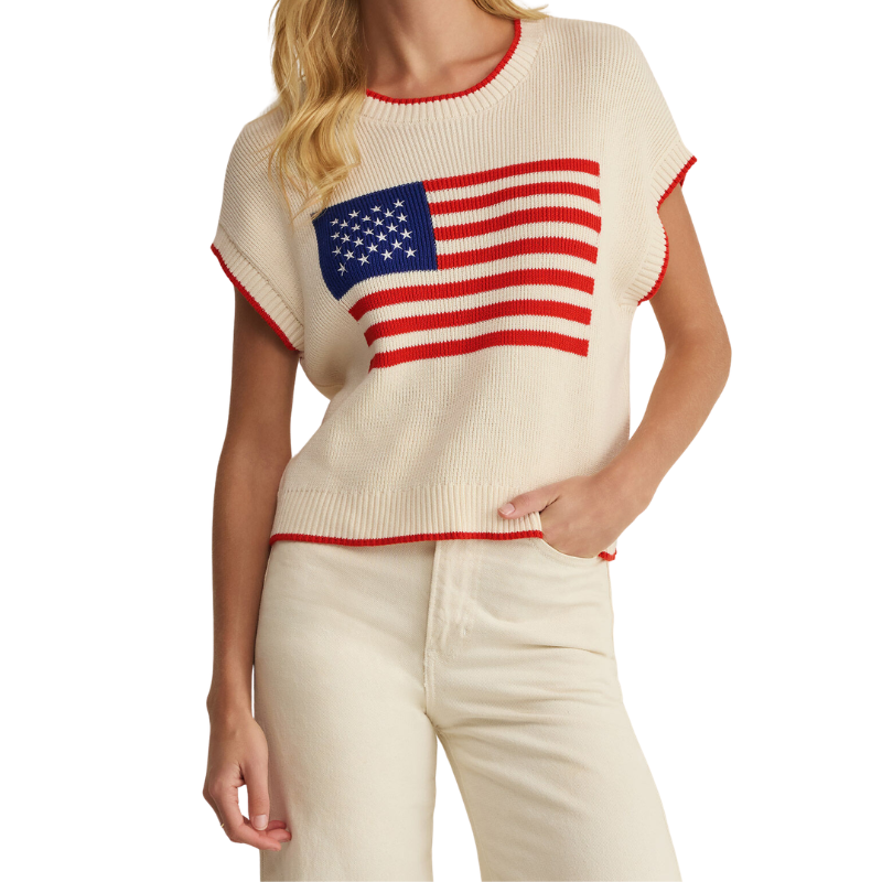 Sleeveless Patriot Sweater - BH&CO