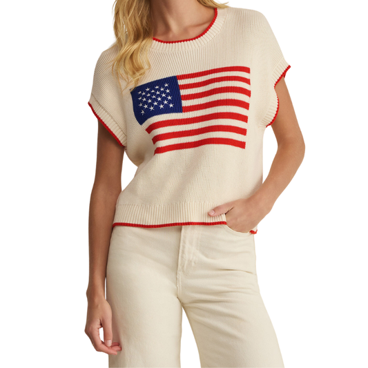 Sleeveless Patriot Sweater - BH&CO