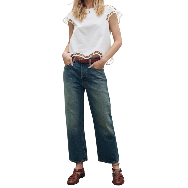 Super Bloom Eyelet Top - BH&CO