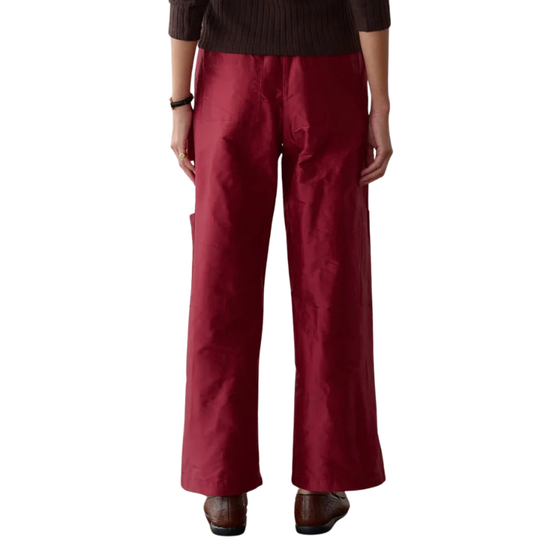 Taffeta Cargo Pant Oxblood - BH&CO