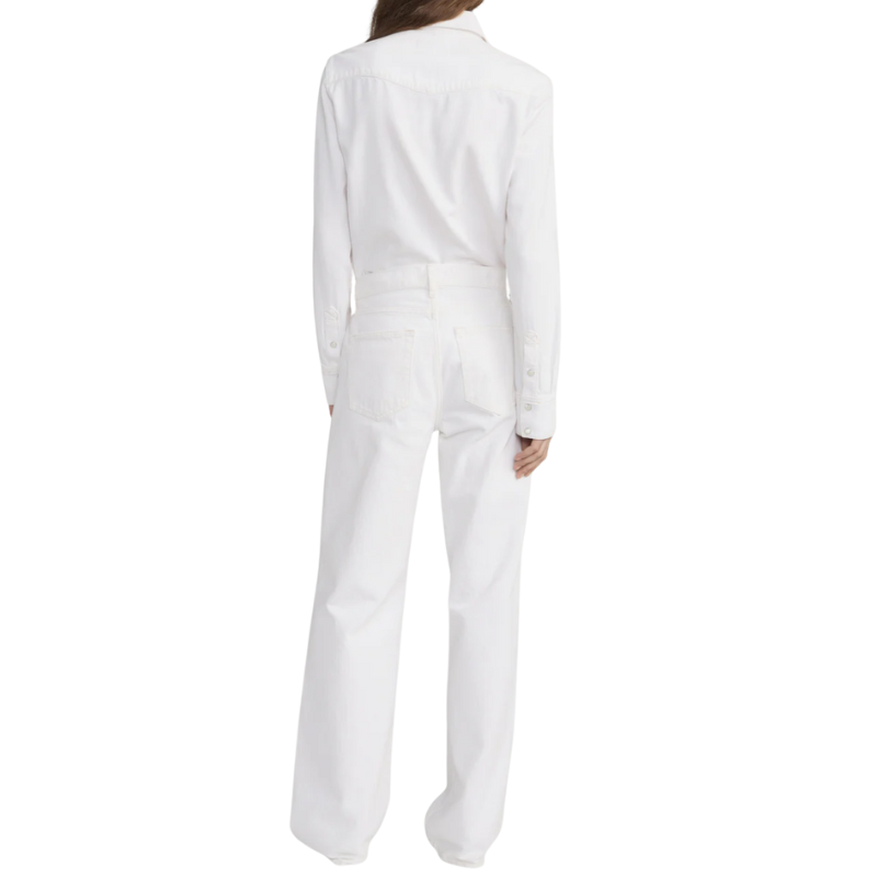 White suit on a white background
