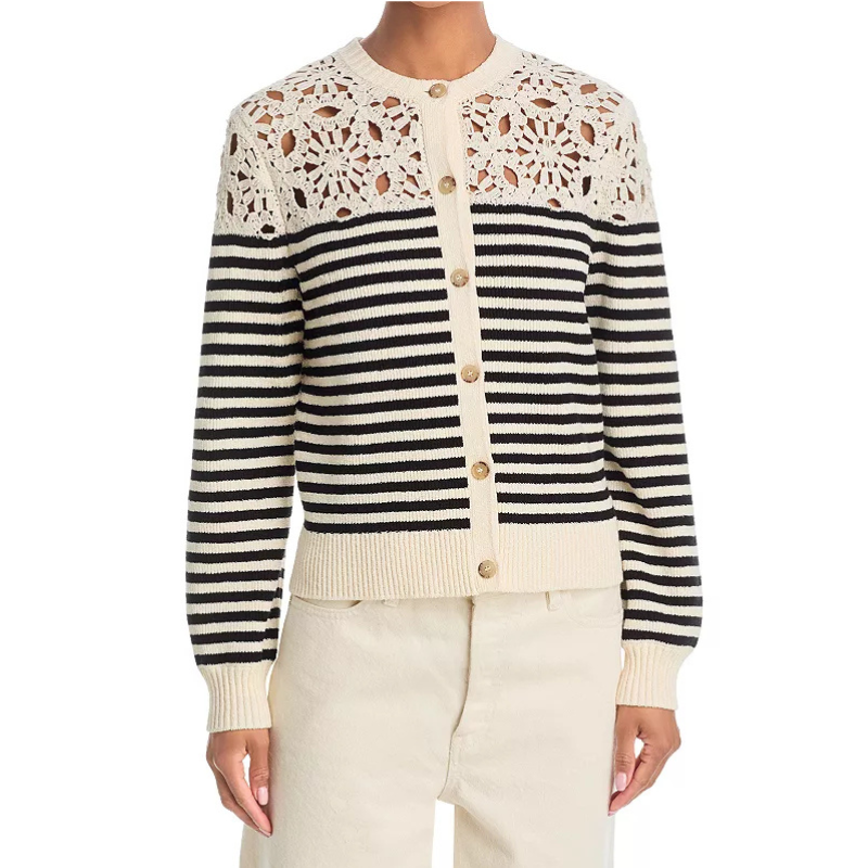 The Coastal Stripe Cardigan - BH&CO