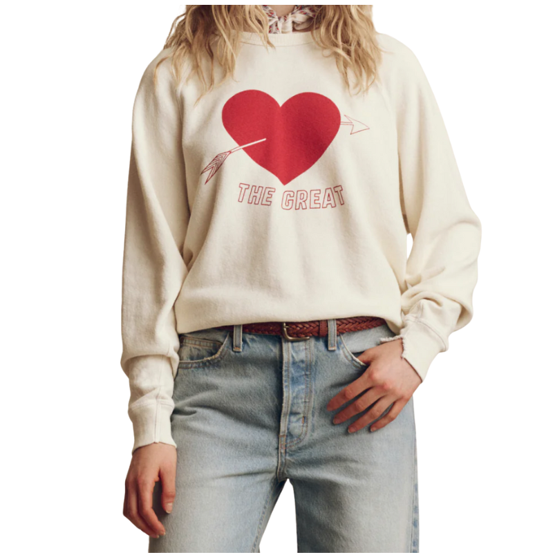 The College Sweatshirt with Heart - BH&CO